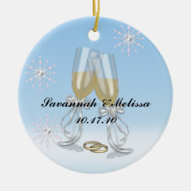 Cute Married; Our First Christmas Christmas Ornaments