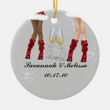 Cute Married; Our First Christmas Ornaments