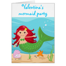 Cute mermaid cards