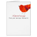 Cute Modern Art  Animal Wildlife Red Bird Greeting Cards