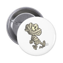 cute mummy kid cartoon character pins