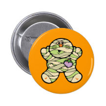 Cute Mummy Pinback Buttons