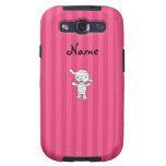 Cute mummy pink stripes samsung galaxy s3 covers