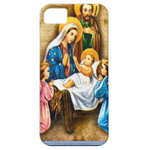 Cute Nativity scene iPhone 5 Covers