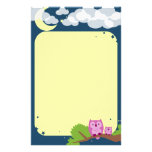 Cute Night Owls Stationery