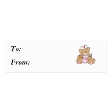 Cute Nurse RN Bear Business Cards