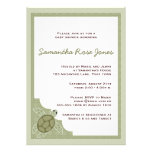 Cute Ocean Theme Baby Shower - Green Personalized Invites