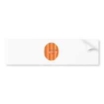 Cute Orange bumper stickers