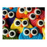 Cute Owl Cookies Post Cards
