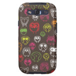Cute owl doodle pattern samsung galaxy s3 covers