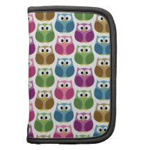 Cute Owl Pattern with bright colours Organizer