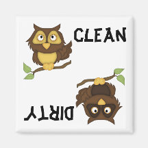 Cute Owls Dishwasher Magnet