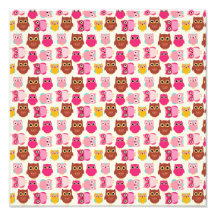 Cute Owls Photographic Print