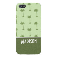 Cute Palm Tree Pattern iPhone 5 Case