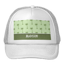 Cute Palm Tree Pattern Trucker Hat