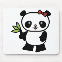 Cute Panda Mouse Pads