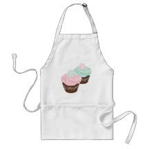Cute Pastel Frosted Cupcakes Apron
