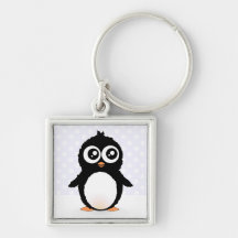 Cute penguin cartoon key chain
