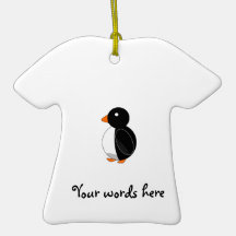 Cute penguin christmas tree ornaments