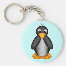 Cute Penguin Key Chain - Customised