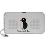 Cute penguin laptop speakers
