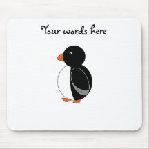 Cute penguin mousepads