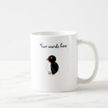 Cute penguin mug