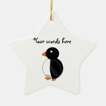 Cute penguin ornaments