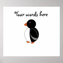 Cute penguin posters