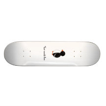 Cute penguin skate board deck