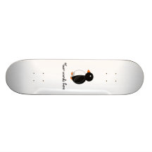 Cute penguin skateboards