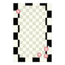 Cute Peppermint Candy Stationery