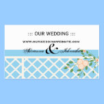 Cute Personalized Wedding Website Cards business cards