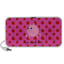 Cute pig notebook speakers