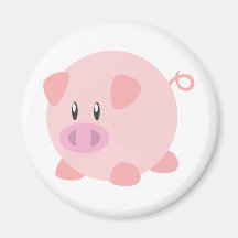 Cute Pig T Shirt, Shirts, Pig Gifts, Art, Posters Refrigerator Magnet
