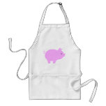 Cute Piglet Silhouette Aprons
