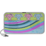 cute pink and blue puppies travelling speaker