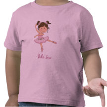 Cute Pink Ballerina 1 Ballet Star T-Shirt