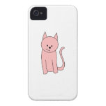Cute Pink Cat iPhone 4 Case