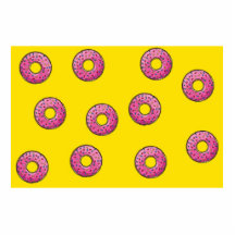 Cute Pink Doughnuts Acrylic Cut Outs