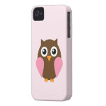 Cute Pink Owl iPhone 4 Cases