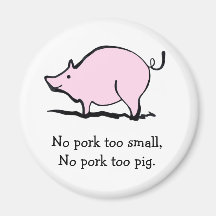 Cute Pink Pig Magnet