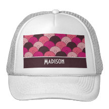 Cute Pink Shells Mesh Hat