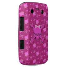 Cute Pink Skulls & Cupcakes BlackBerry Bold Case