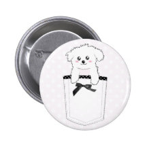 Cute Pocket Puppy Dog Pin