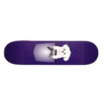 Cute Pocket Puppy Dog Skate Board Deck