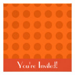 Cute Polka Dot Invitation