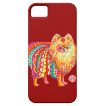 Cute Pomeranian iPhone 5 Case by Case-Mate