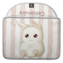 Cute Puffy Kawaii Bunny Rabbit Sleeves For MacBooks