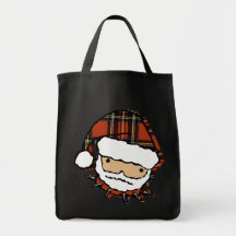 Cute Punk Plaid Santa Bags